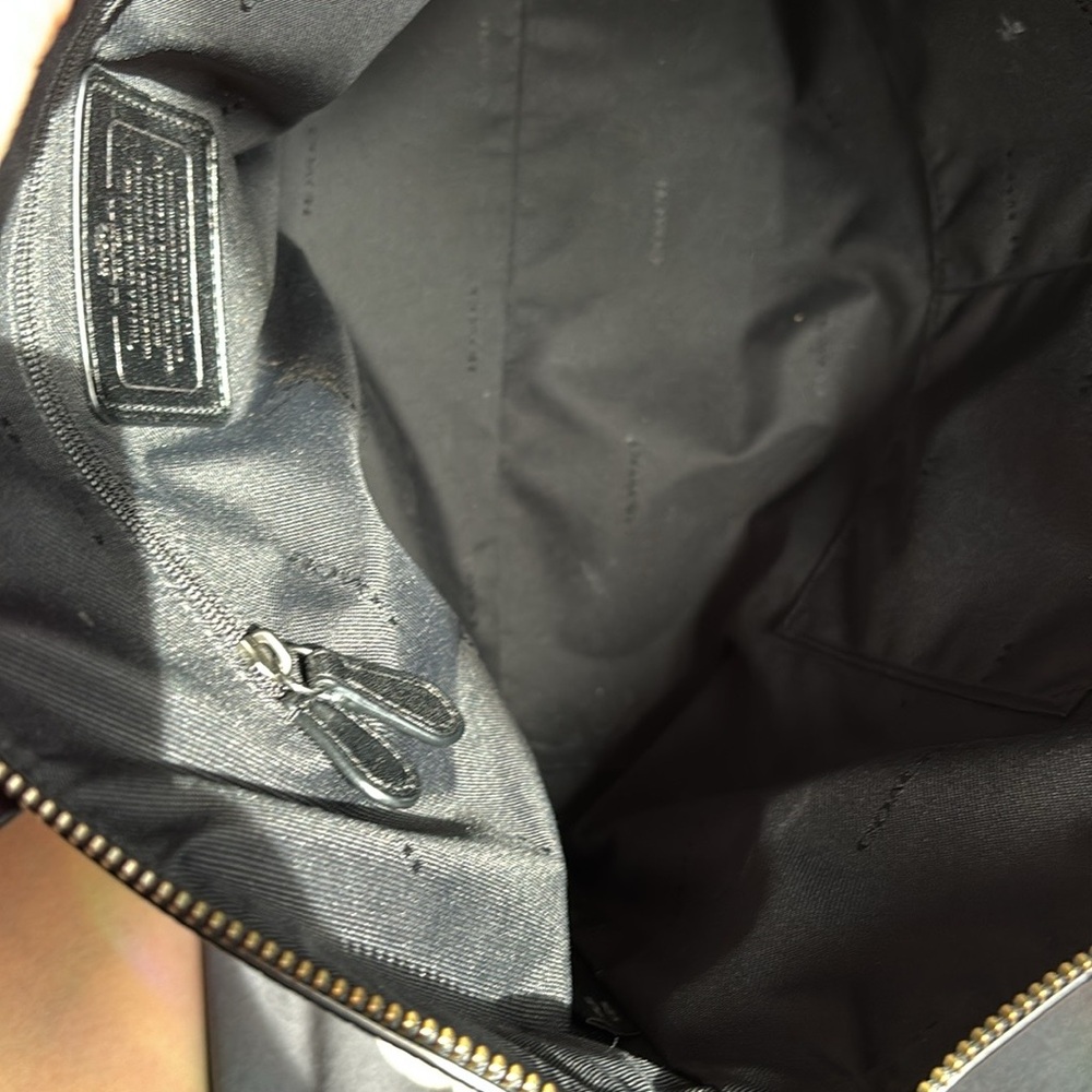 RARE Coach Iridescent Purple Taylor Tote - Picture 7 of 11